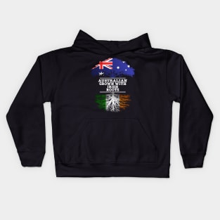 Australian Grown With Irish Roots - Gift for Irish With Roots From Ireland Kids Hoodie